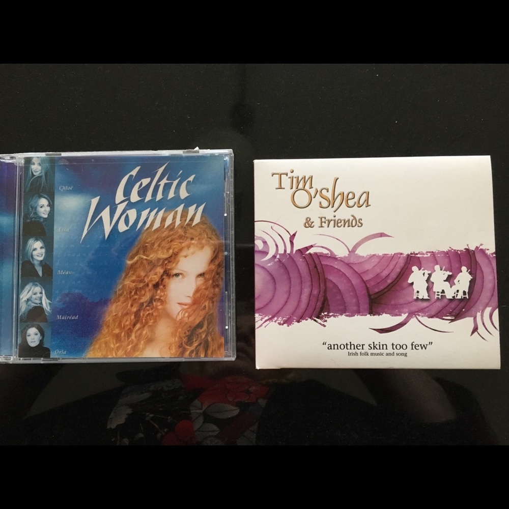 CD’s. Brand new Irish music